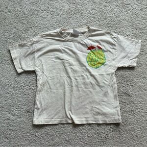 Zara Kids Cream T-Shirt with “Lemon” Colorful Graphic